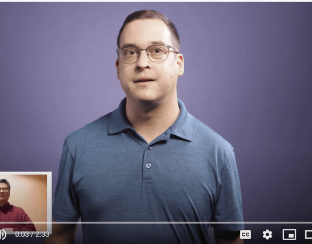 frame from voting video with interpreter